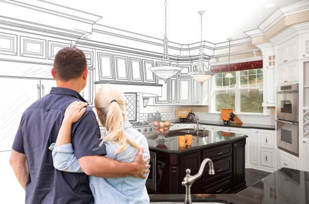 Professional Open Concept Kitchen technician working in Baldwin, MD
